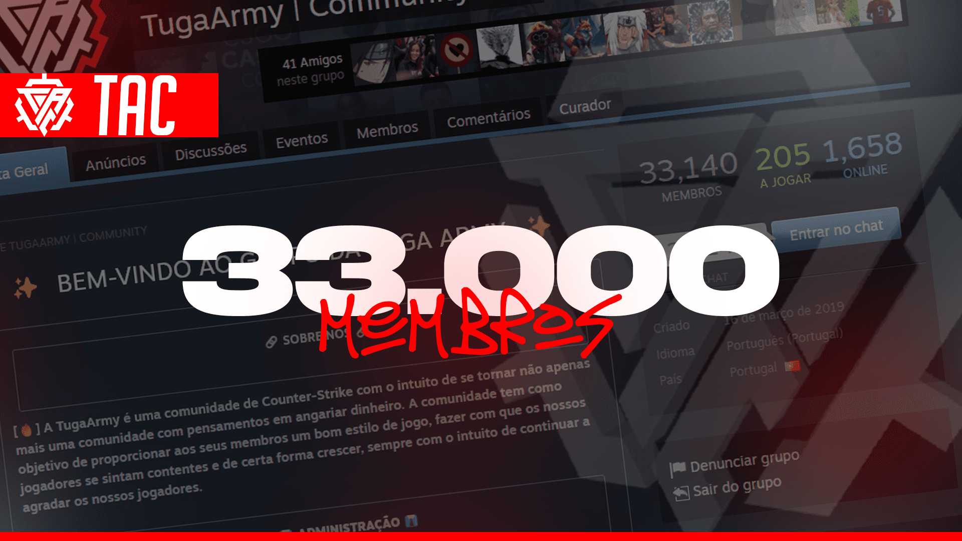Tuga Army: O Crescimento da Nossa Comunidade
